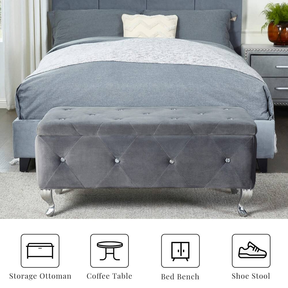 Storage Ottoman Coffee Table  
Bed Bench  
Shoe Stool