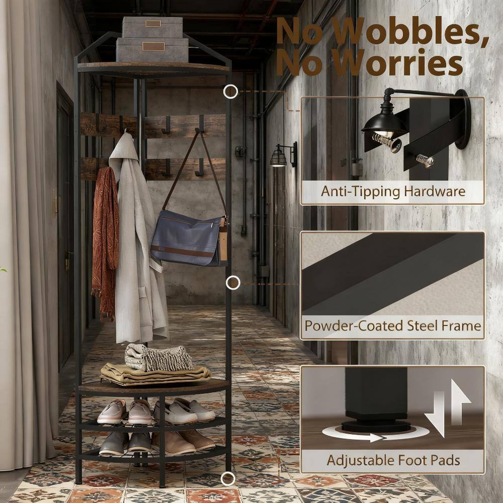 No Wobbles, No Worries

Anti-Tipping Hardware

Powder-Coated Steel Frame

Adjustable Foot Pads