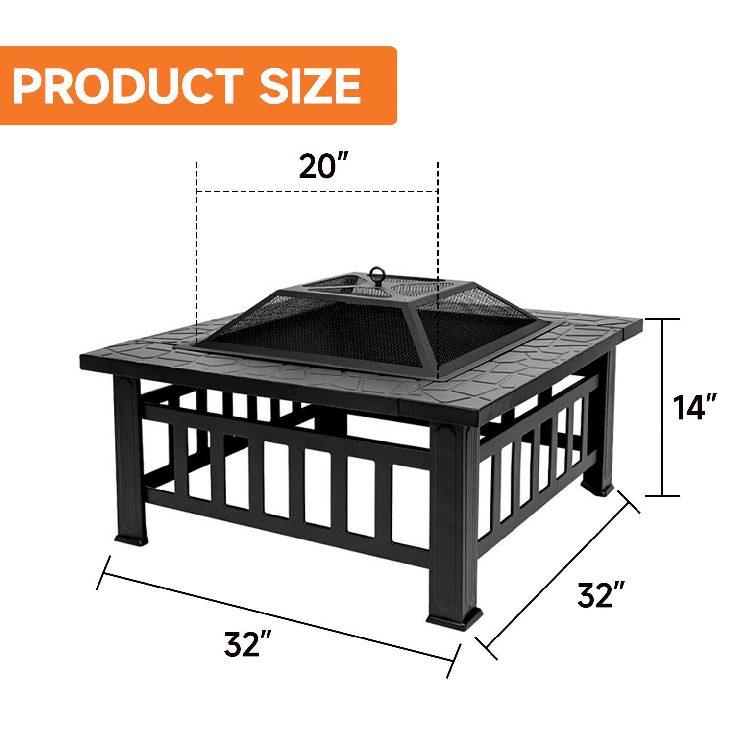 PRODUCT SIZE
20"
14"
32"
32"