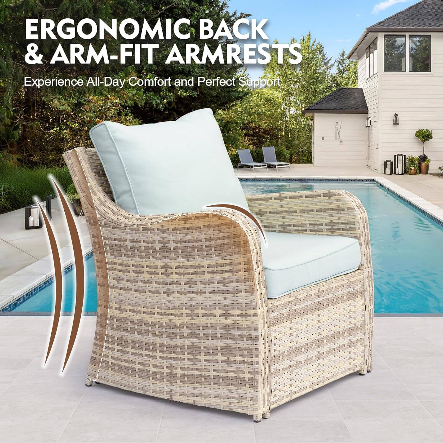 ERGONOMIC BACK & ARM-FIT ARMRESTS  
Experience All-Day Comfort and Perfect Support