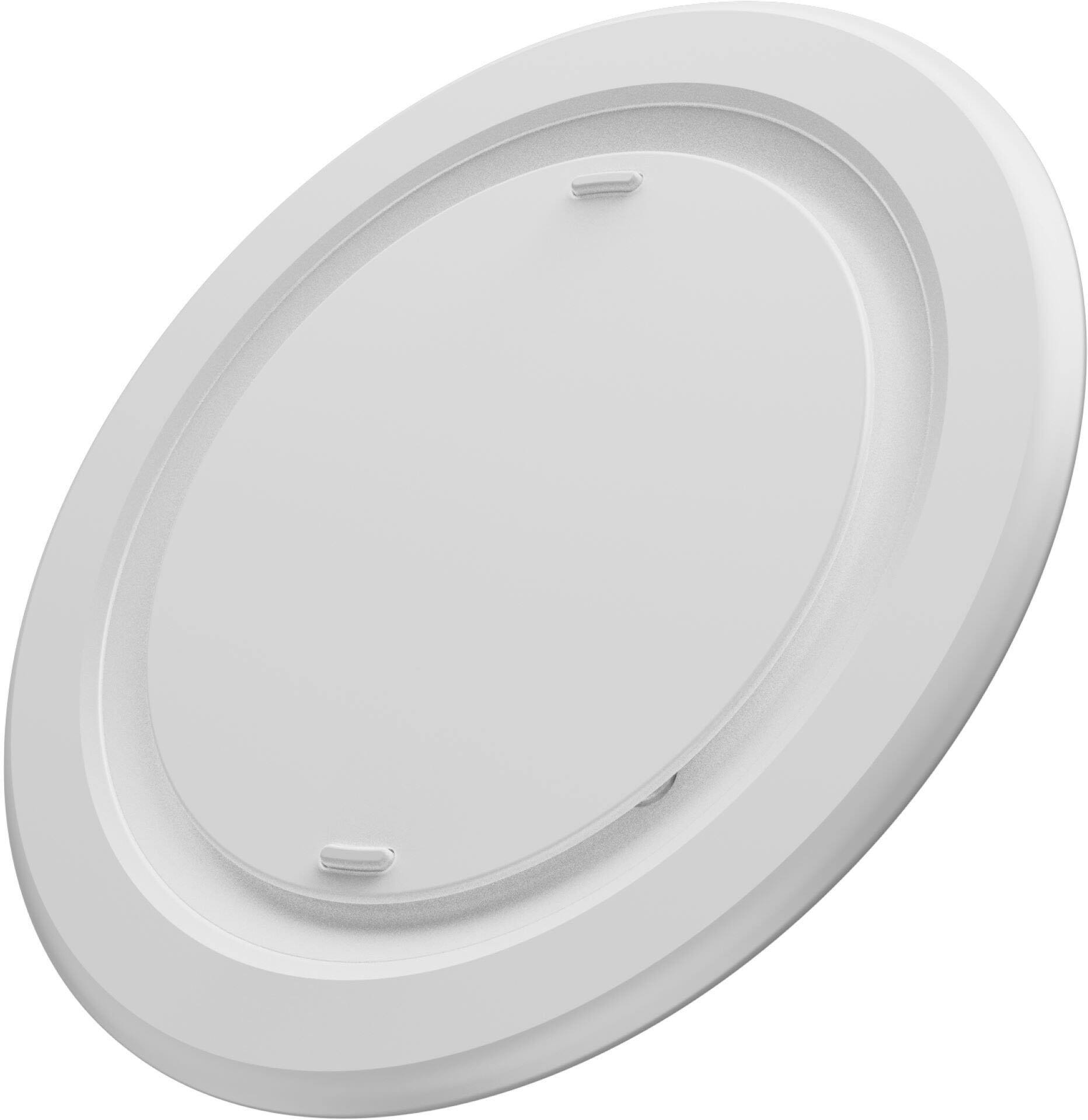 Angle. OhSnap - Snap Magnetic UltraThin Universal Phone Grip and Stand with MagSafe Charge- Thru for Apple iPhones/Universal - Overexposed White.