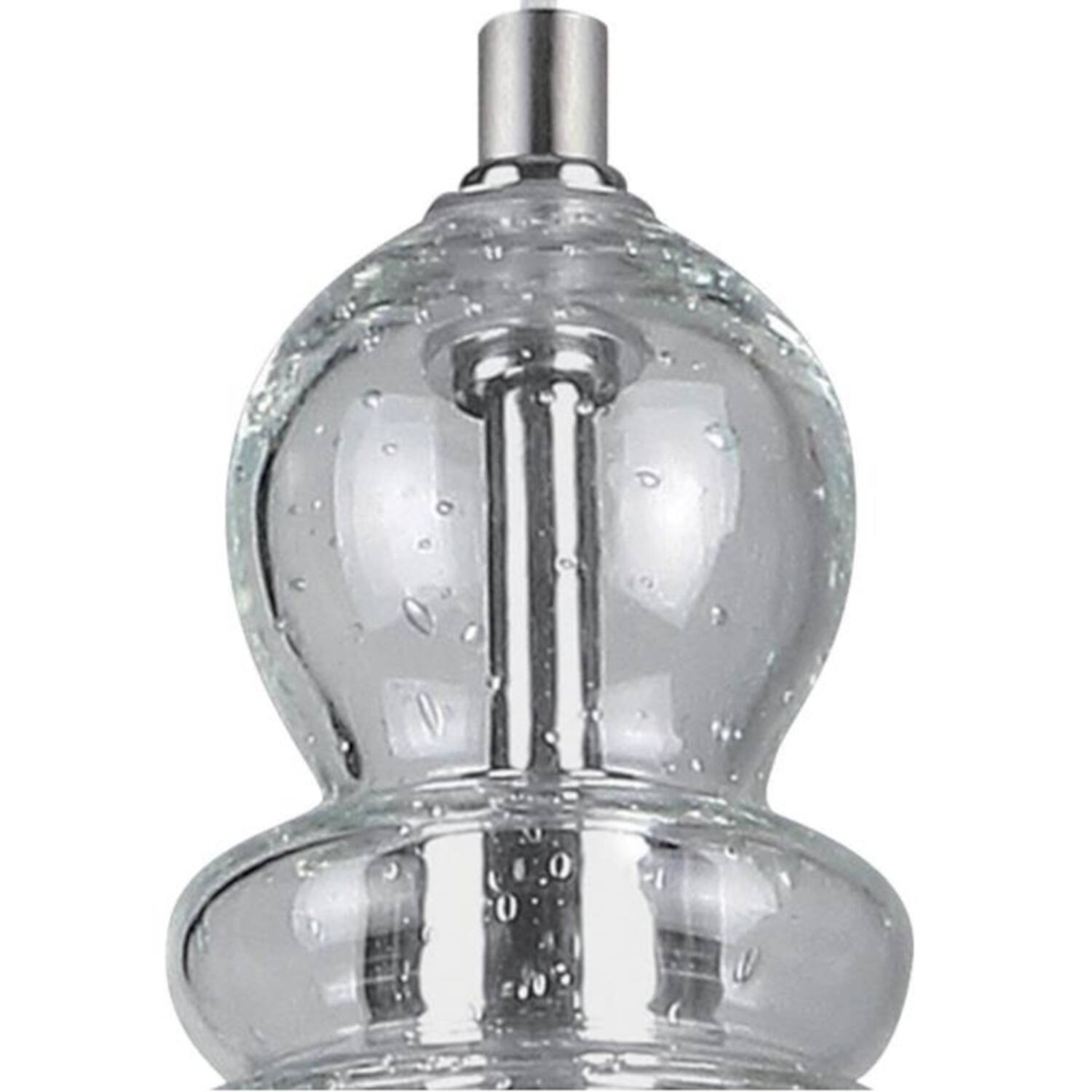 Angle. Westinghouse - Westinghouse Fiona Brushed Nickel 1 lights Mini Pendant Light.