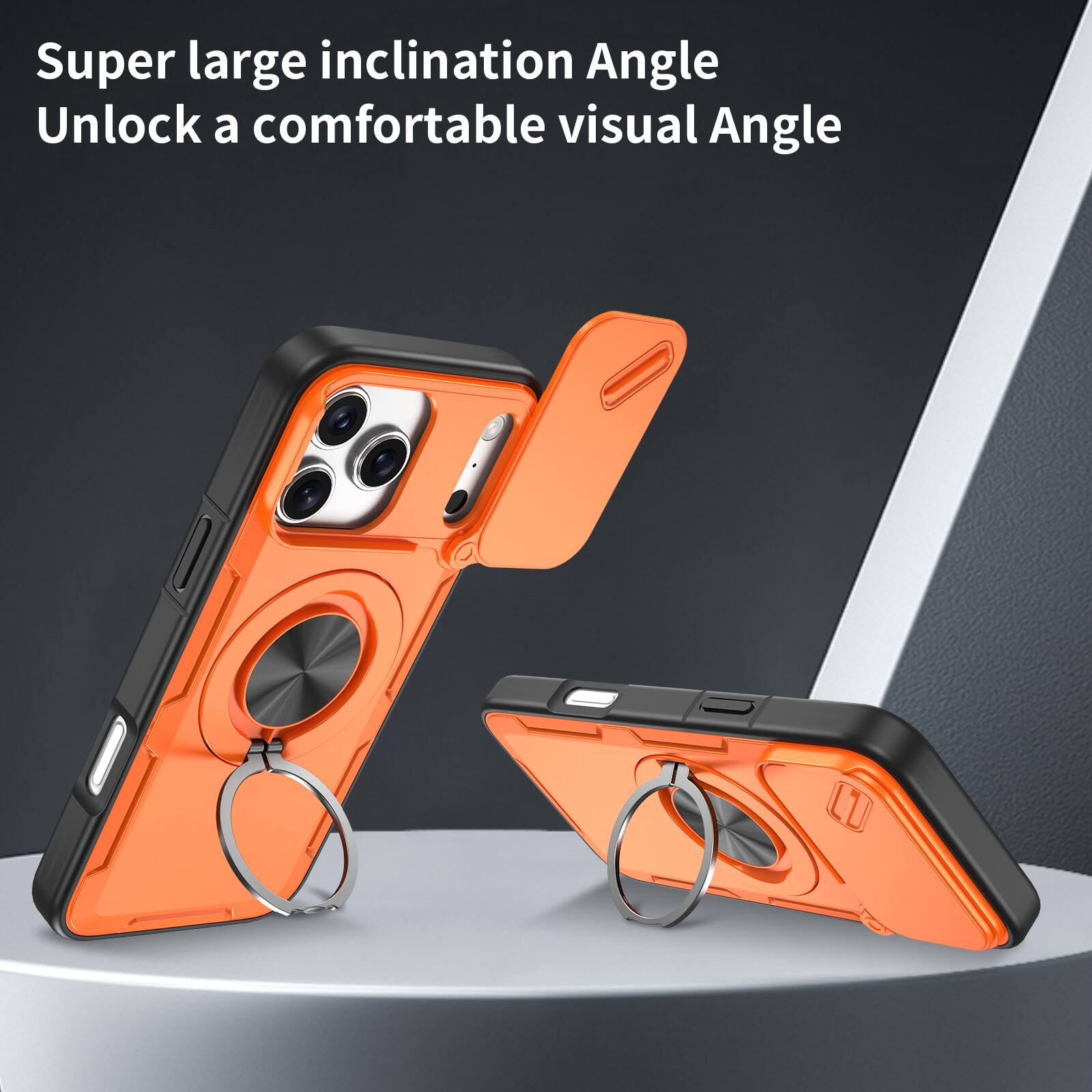Super large inclination Angle  
Unlock a comfortable visual Angle