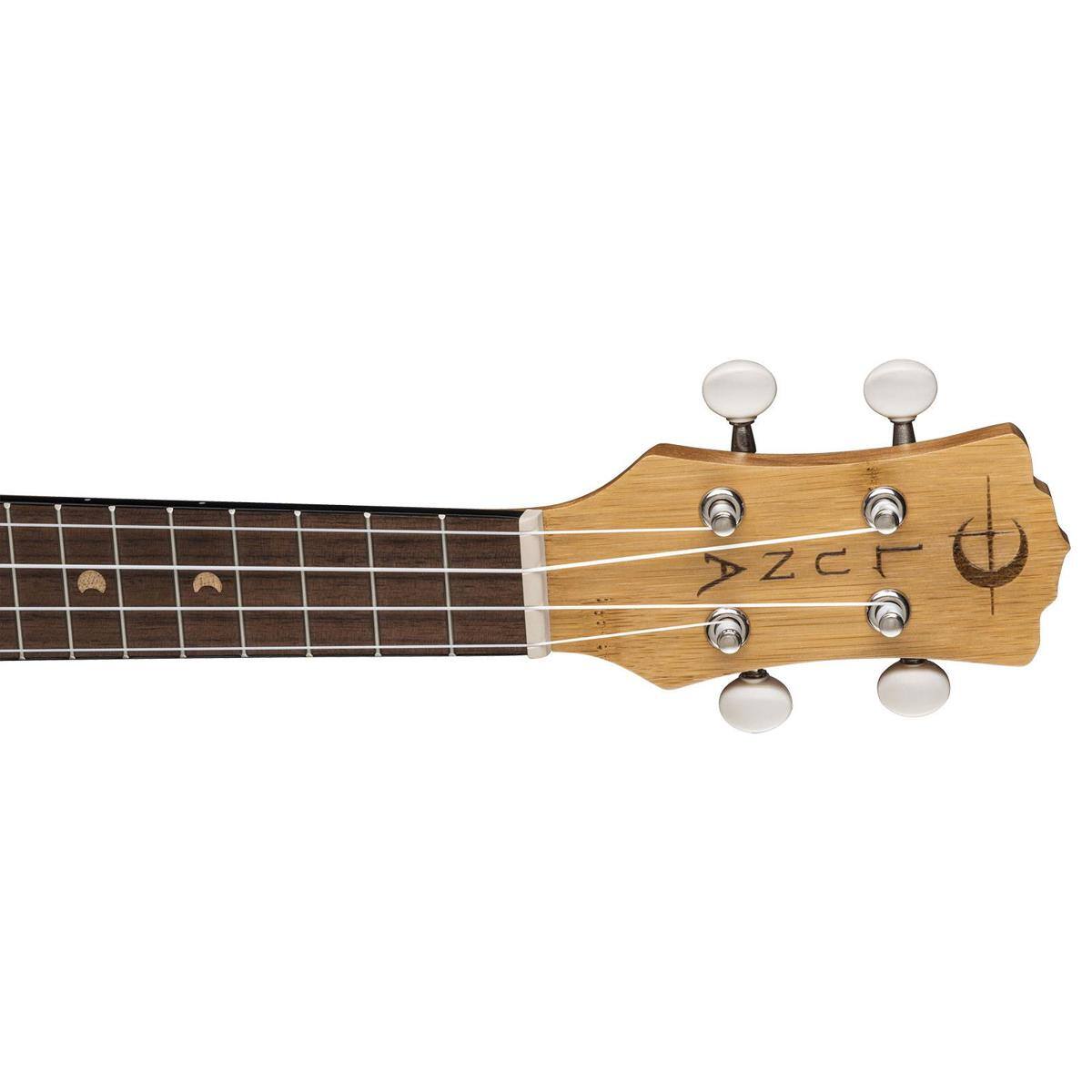 Alt View 3. Luna - Luna Uke Bamboo Soprano Ukulele with Gigbag, 12 Frets, Satin Natural.