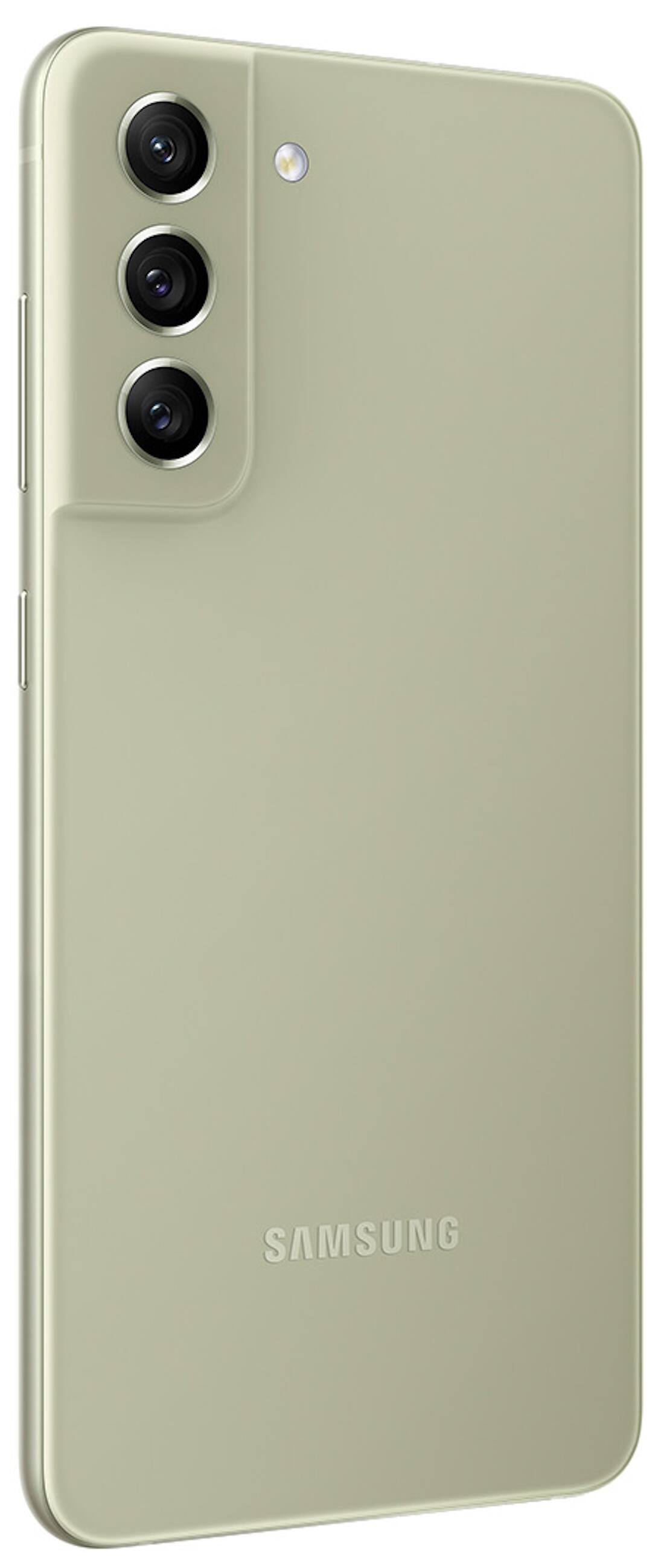 Alt View 1. Samsung - Pre-Owned Excellent Galaxy S21 FE 5G 128GB (Unlocked) - Olive.