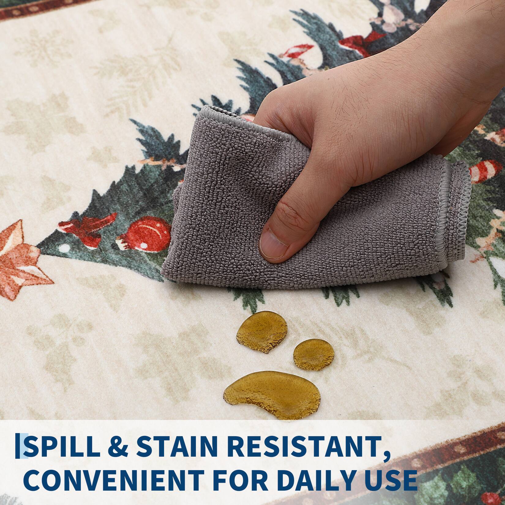 SPILL & STAIN RESISTANT, CONVENIENT FOR DAILY USE