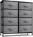 Front. Sorbus - Sorbus 8 Drawers Dresser- Storage Unit with Steel Frame, Wood Top, Fabric Bins - for Bedroom, Closet, Office, and more - Black.