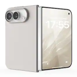 Ornarto - for iPhone Duo Case, Magnetic Slim Liquid Silicone Soft Gel Rubber Shockproof Protective Case - Stone Gray