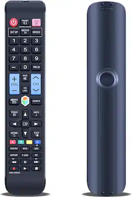 VINABTY - New Replaced Remote Fits for Samsung TV PN51E6500 PN51E6500EF PN51E7000 UN32ES6500F UN40EH6030F UN40ES6500F - Black