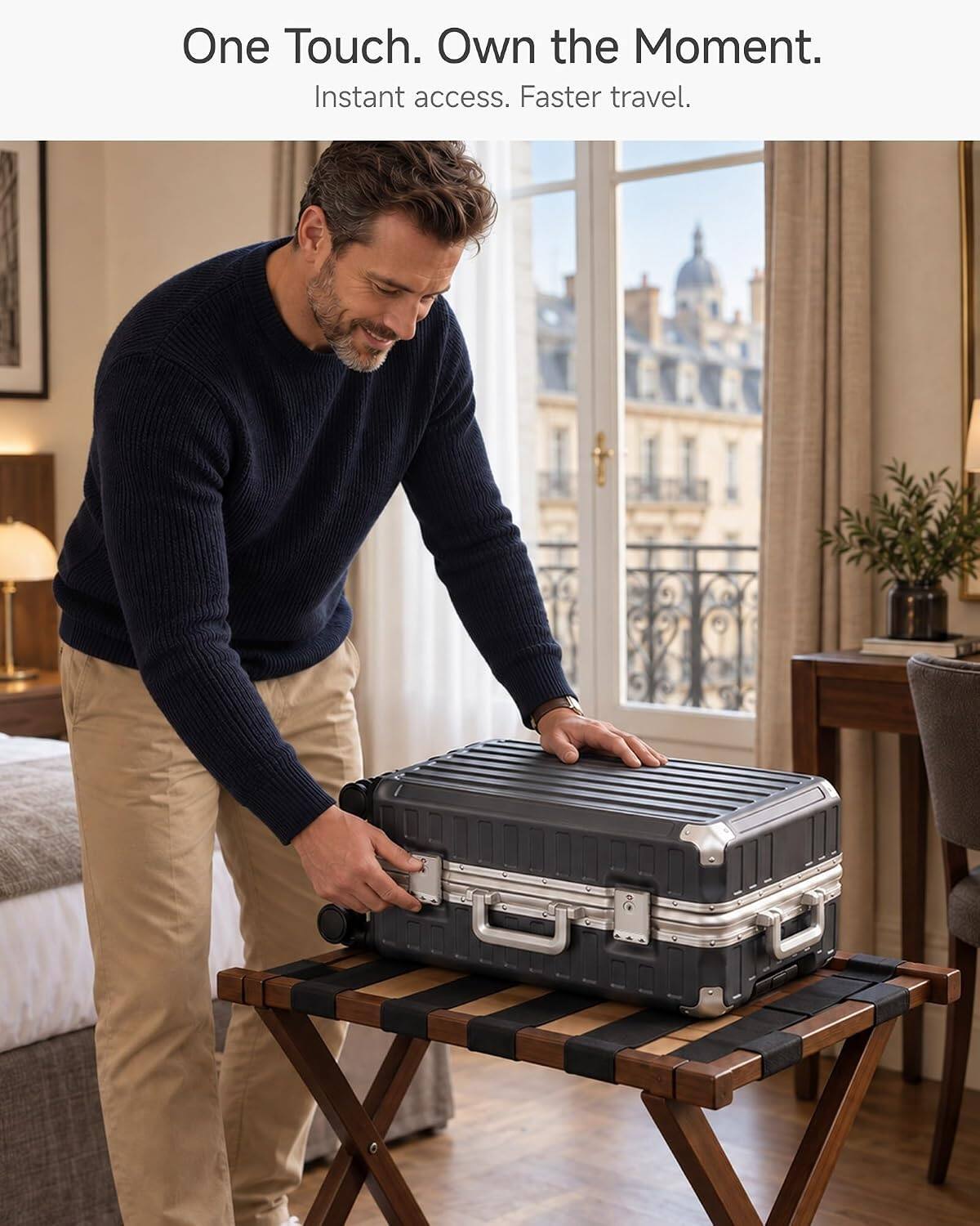 One Touch. Own the Moment.  
Instant access. Faster travel.
