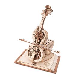 3D Puzzle - DIY 3D Music Box Puzzle Magic Cello 199pcs