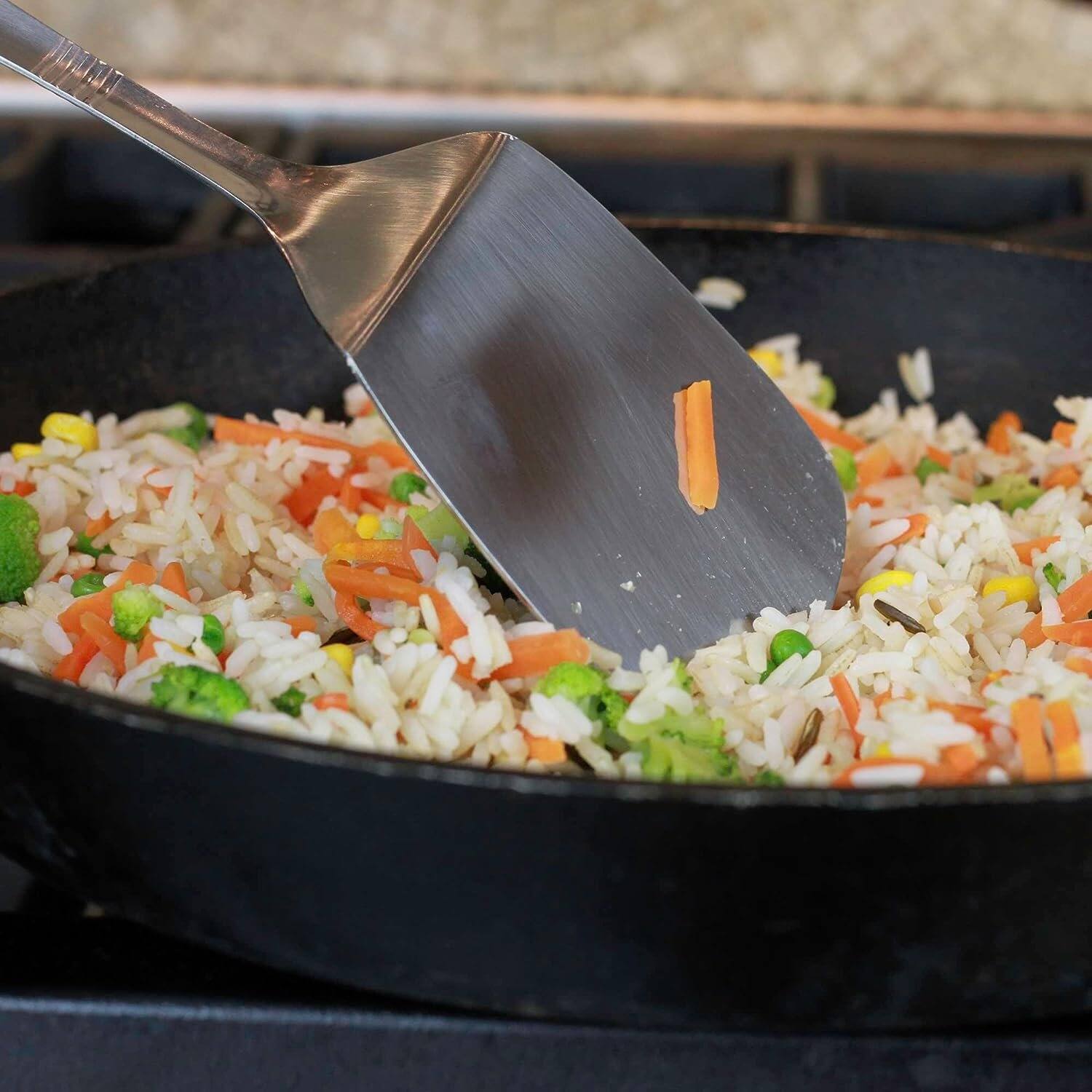 Back. Chef Craft - 6pc Stainless Steel Kitchen Cooking Tool Set - Silver / Black.