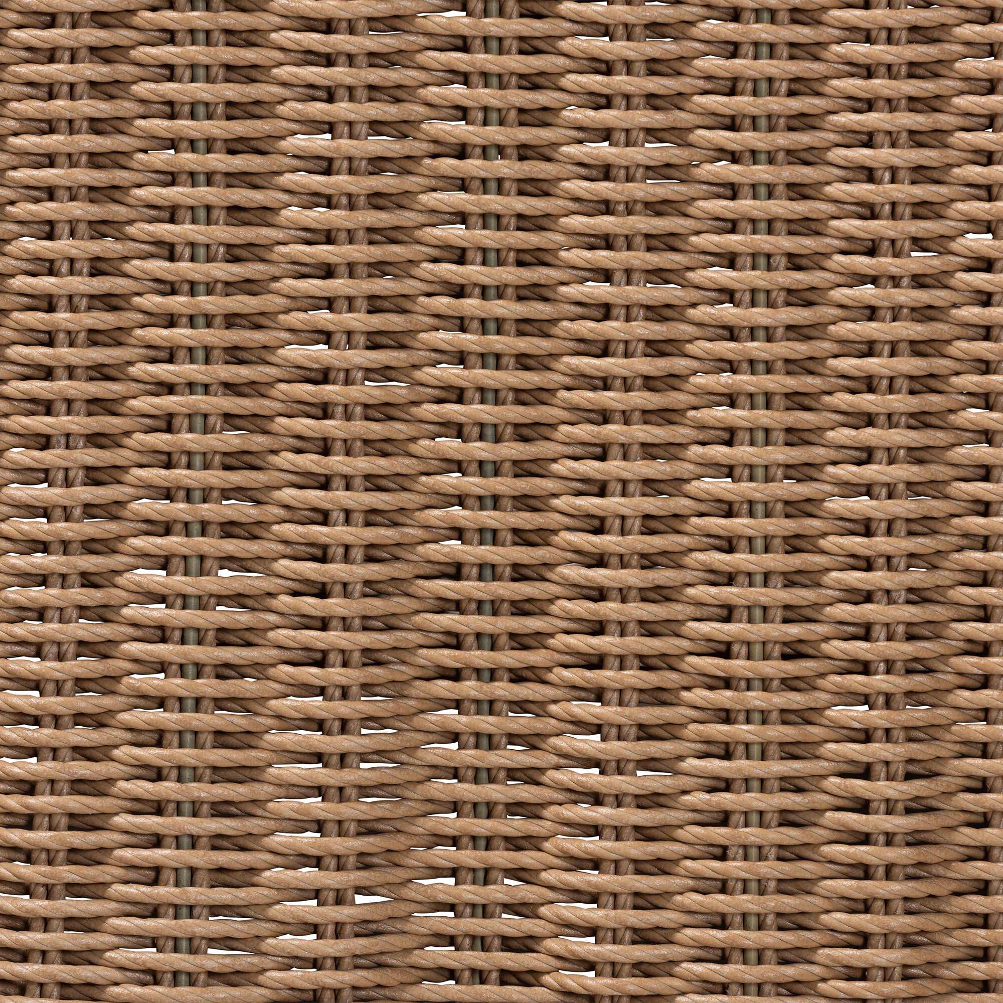Alt View 3. bali & pari - Serge Woven Seagrass Dining Chair - Light Brown.