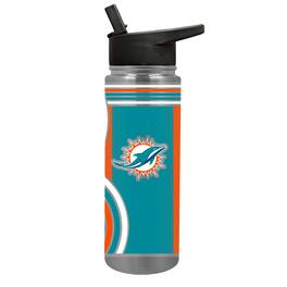 Great American Products - Miami Dolphins 24oz. Cool Vibes Jr. Thirst Hydration Water Bottle - Multicolor