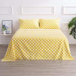 Plaid Yellow&white-Full