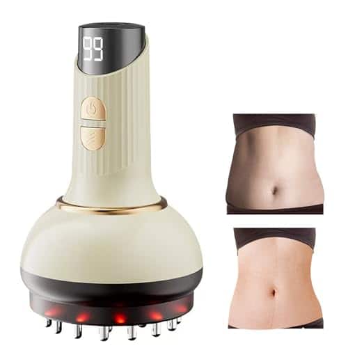 Vulpecula Spade - Lymphatic Drainage Massager, Anti Cellulite Massage Tool with Microcurrent, Heat, Vibration Modes for Legs, Arms,