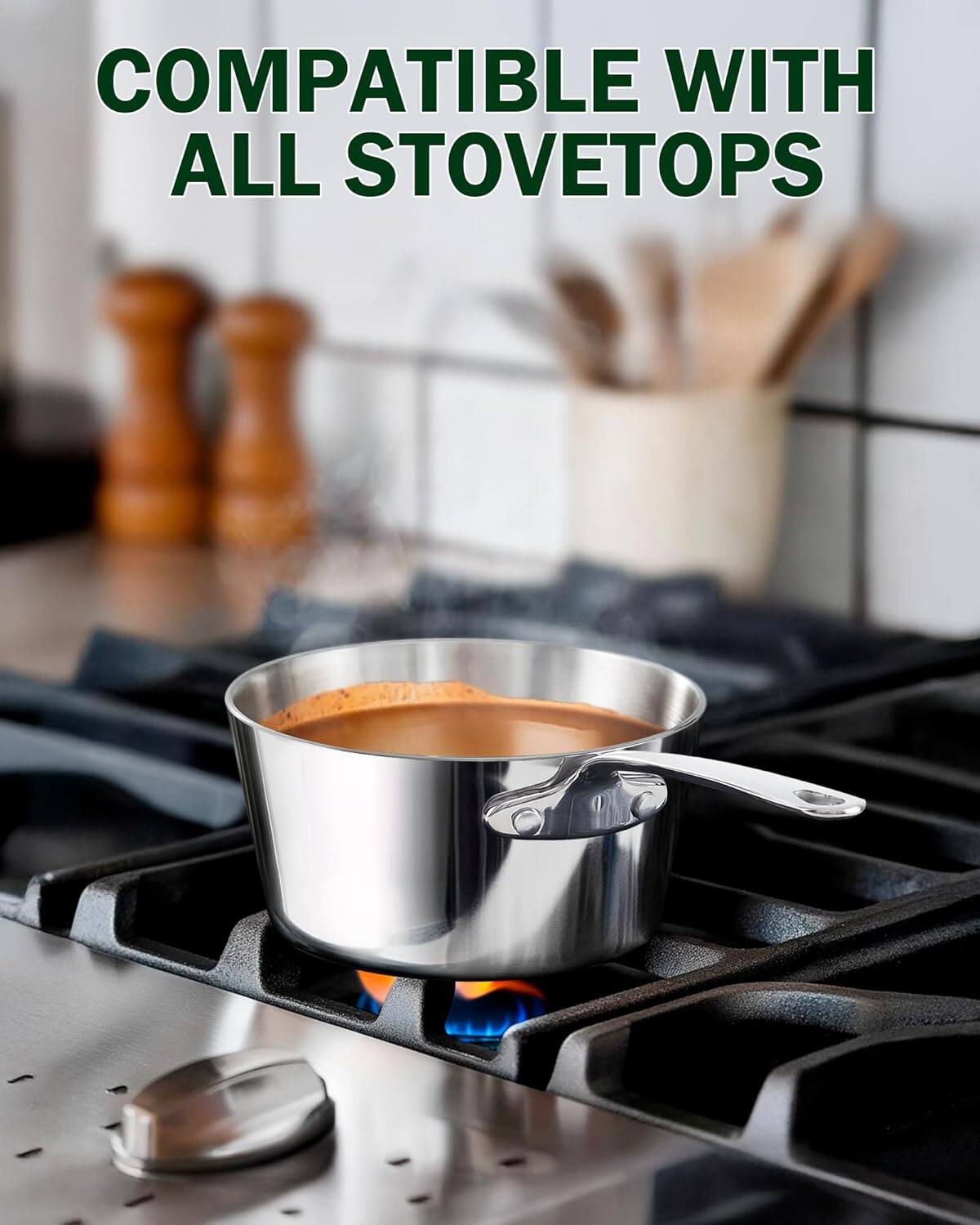 COMPATIBLE WITH ALL STOVETOPS