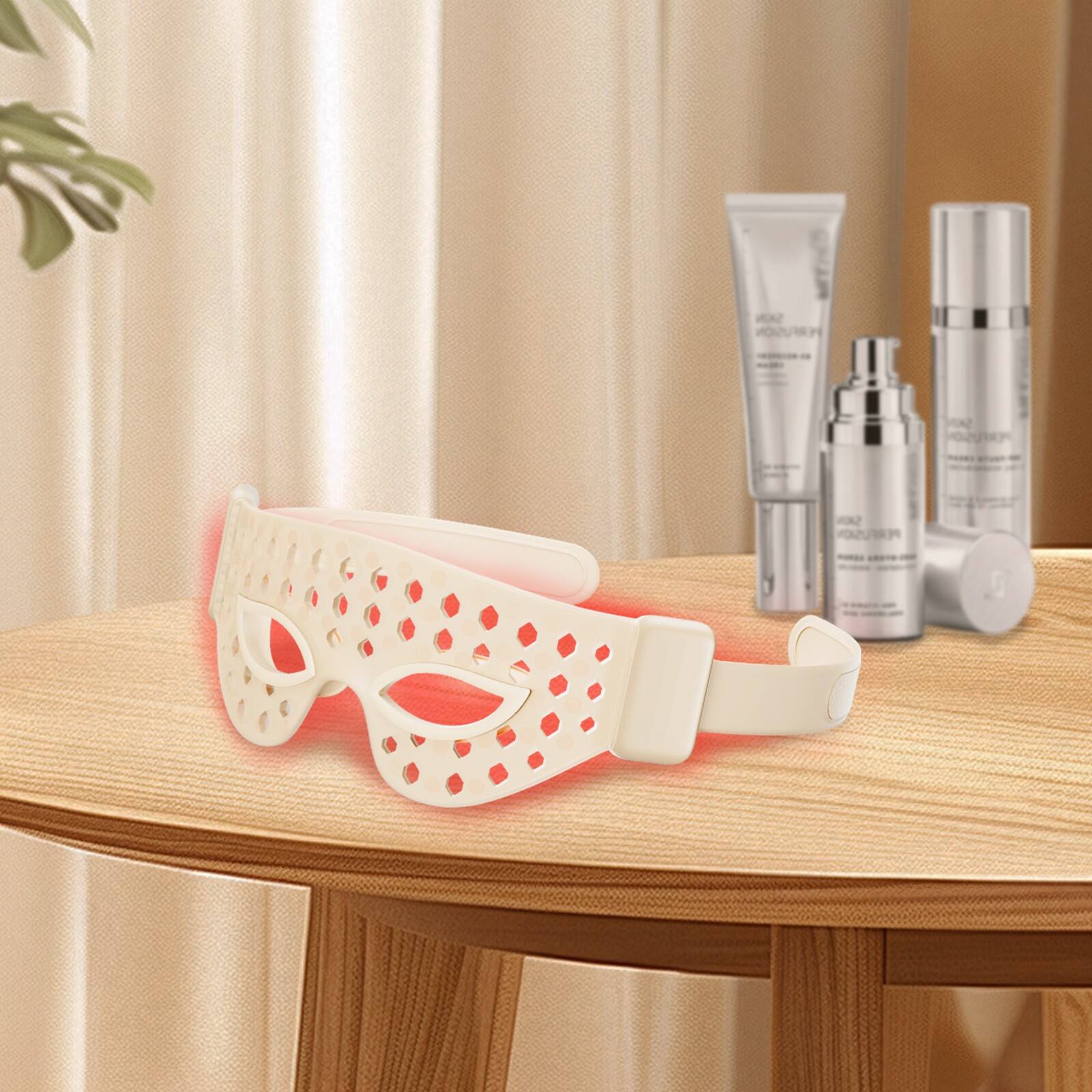 Alt View 6. Numiere - Feather Anti-Aging Skincare LED Eye Mask - Nude.