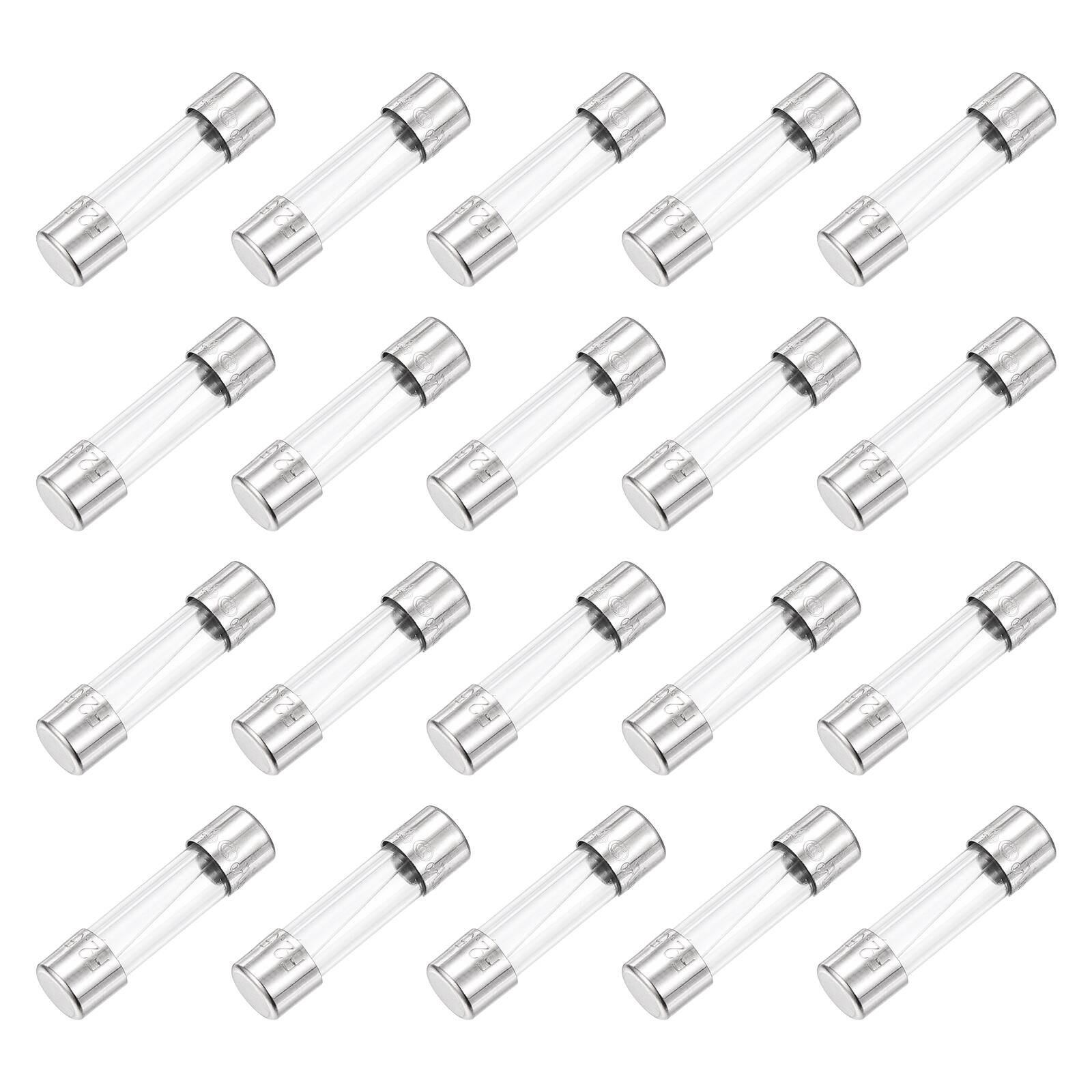 "Unique Bargains - 2.5A 250V Glass Fuse 0.2""x0.79"" Fast Blow Fuse for Home Appliances 20pcs" price history on PriceWatchPro