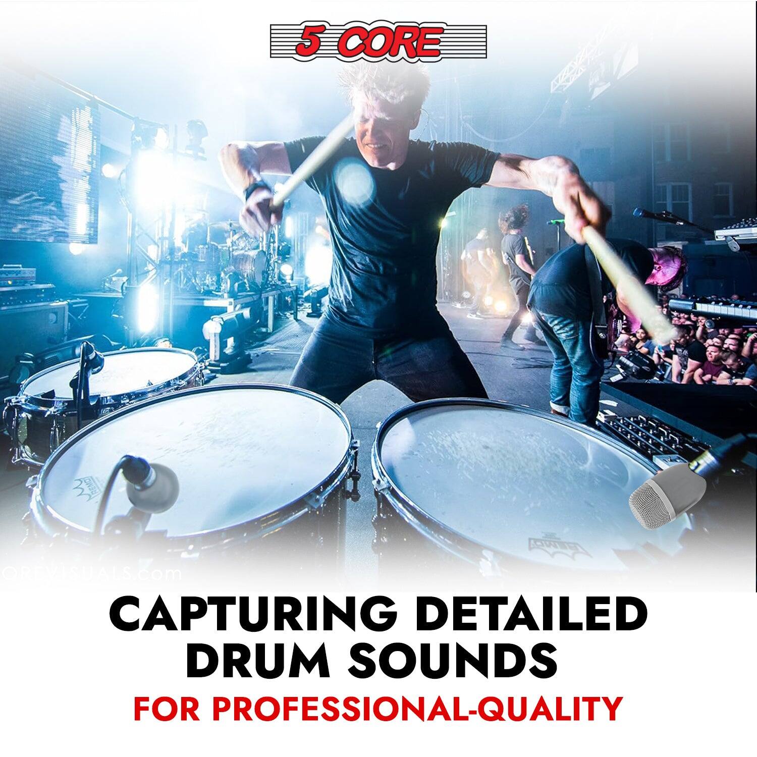 5 CORE  
CAPTURING DETAILED DRUM SOUNDS FOR PROFESSIONAL-QUALITY