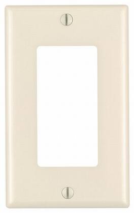 Leviton - Decora 1-Gang Rocker Wallplate for GFCI, Midway Coverage - White