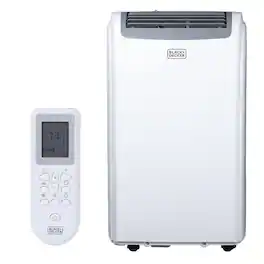 Black+Decker - 14,000 BTU Portable Air Conditioner with Remote Control - White