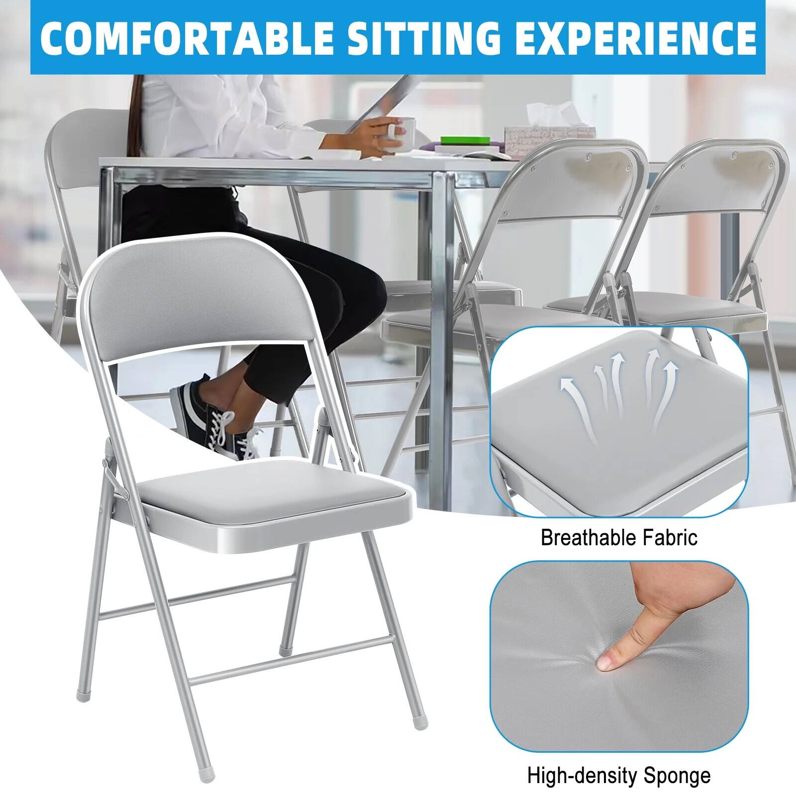 COMFORTABLE SITTING EXPERIENCE

Breathable Fabric

High-density Sponge