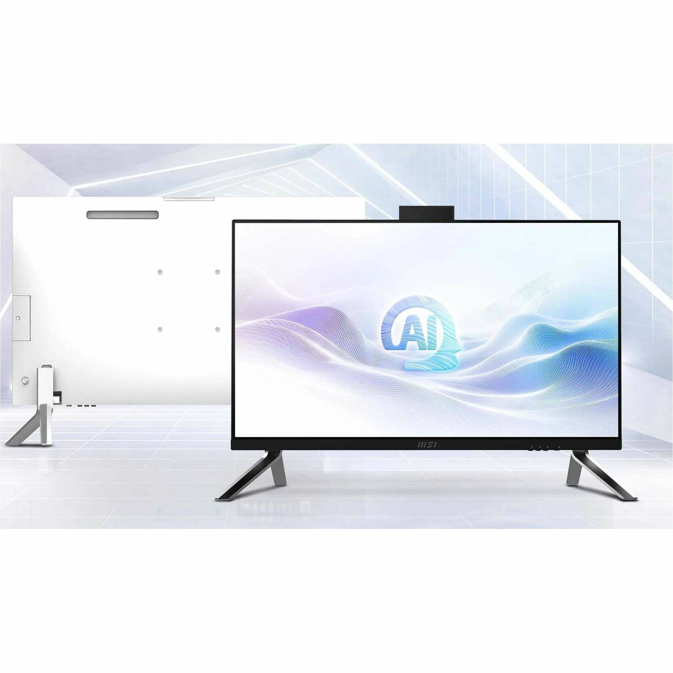 Alt View 17. MSI - Modern AM273Q AI 27" All-In-One - Intel Core Ultra 7 - 32 GB Memory - 1 TB SSD - Black.