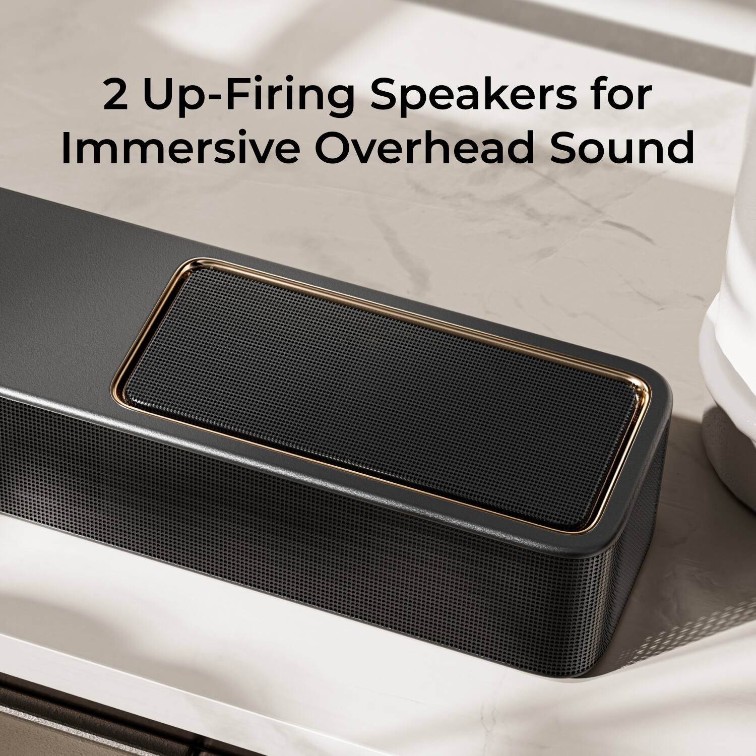 2 Up-Firing Speakers for Immersive Overhead Sound