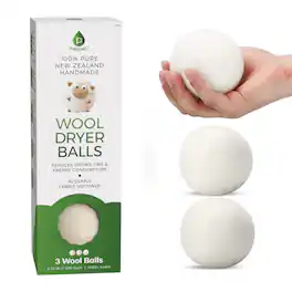 Pursonic - 100% Pure New Zealand Wool Dryer Balls