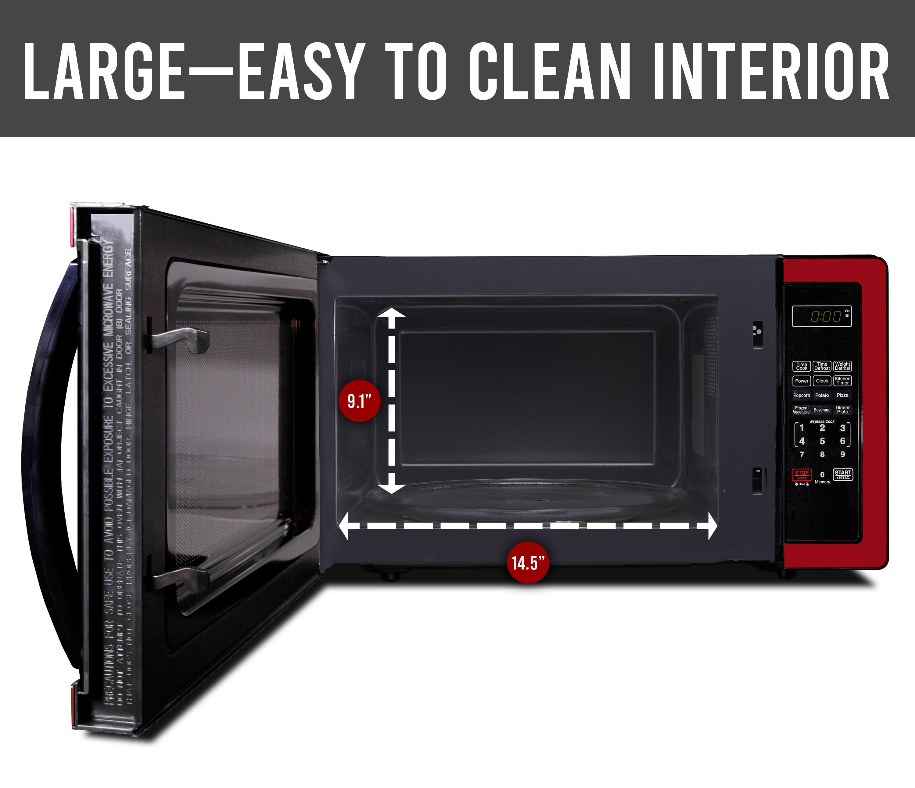 Alt View 11. Farberware - Classic 1.1 Cu. Ft. Countertop Microwave Oven.