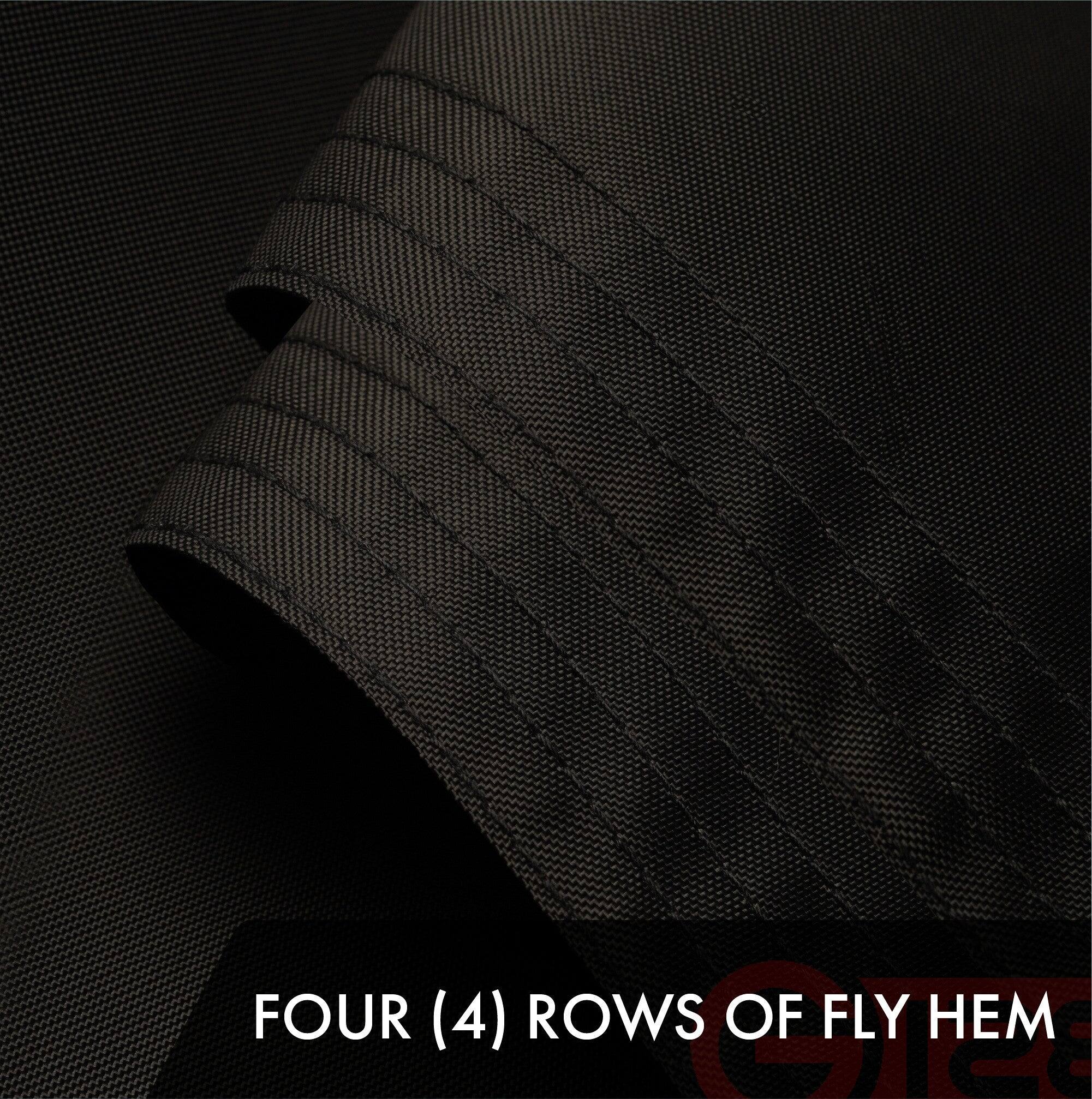 FOUR (4) ROWS OF FLY HEM