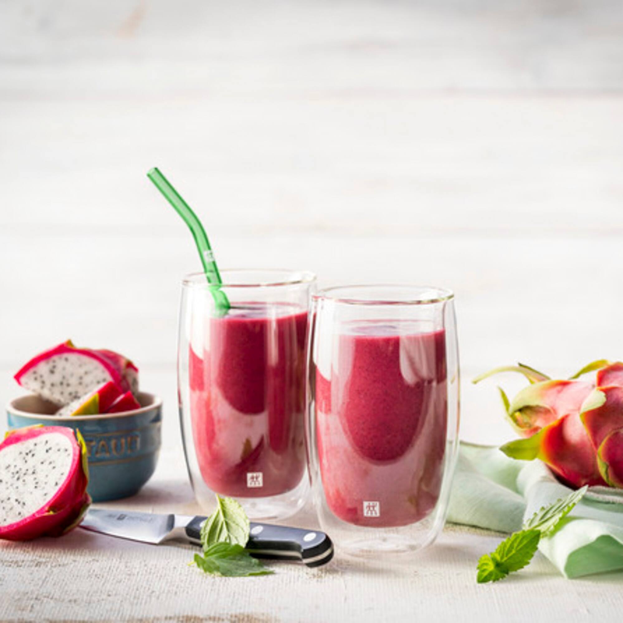 Alt View 8. ZWILLING - ZWILLING Sorrento 5-pc Bent Glass Straw Set - Multi Color - Multi.