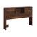 Front. Sauder - Harvey Park Full-Queen Bookcase Headboard - Brown.