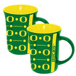 The Memory Company - Oregon Ducks 2-Pack 15oz. Line Up Ceramic Mugs - Multicolor