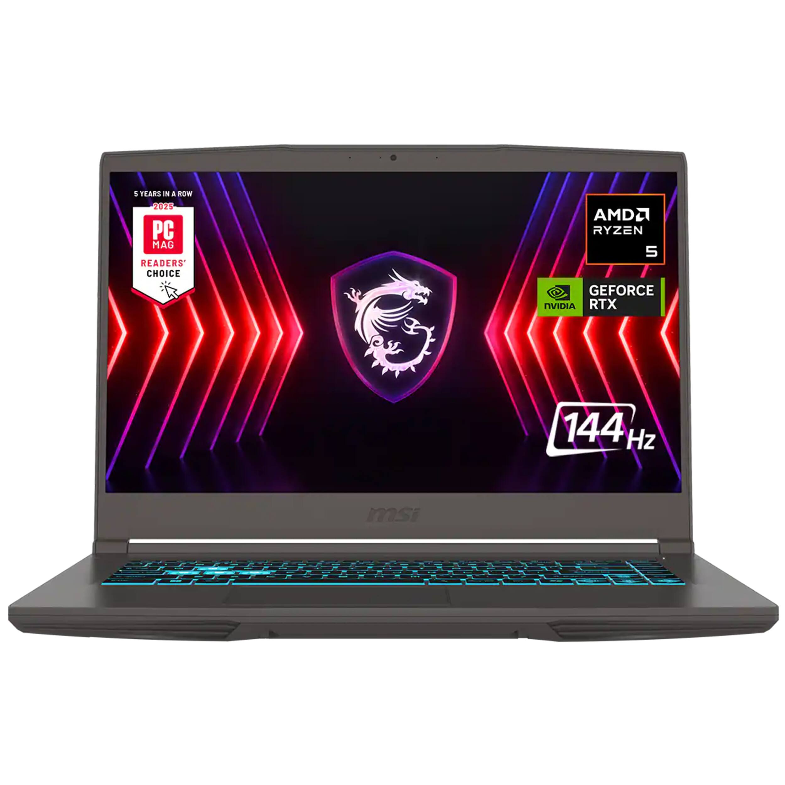 1. TEARS IN A Row
2. 2025
3. PC MAG READERS' CHOICE
4. AMD RYZEN 5
5. GEFORCE NVIDIA RTX
6. 144 Hz
7. MSI