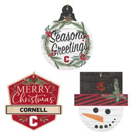 Jardine - Cornell Big Red Ornament Bundle - White