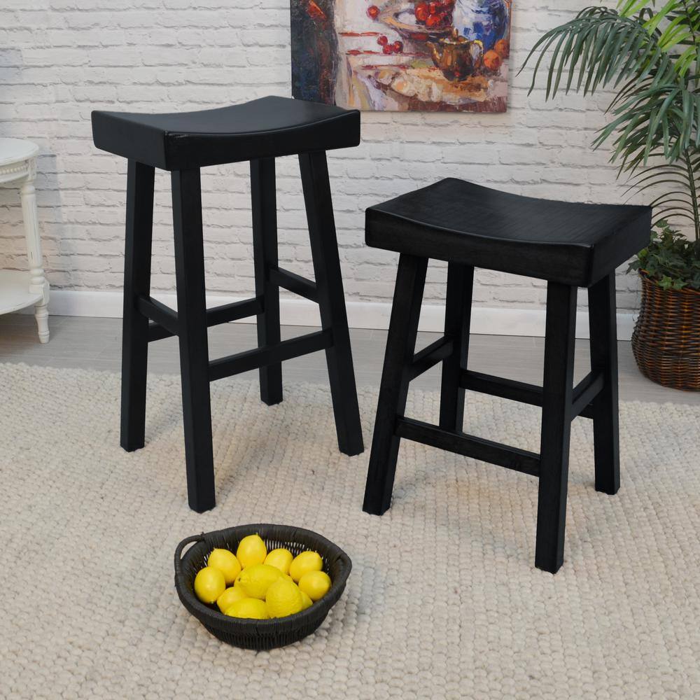 Alt View 4. Carolina Chair & Table - Colborn 30" Barstool - Antique Black - Antique Black.