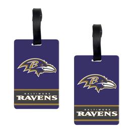 WinCraft - Baltimore Ravens Luggage Tag 2-Pack - Multicolor