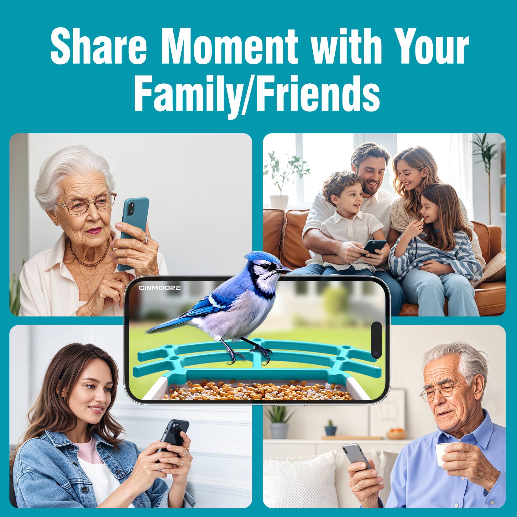 Share Moment with Your Family/Friends

CINMOORE