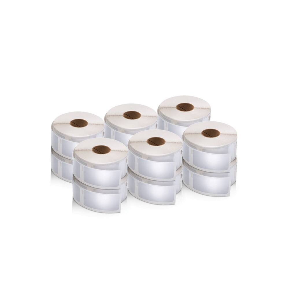 Front. DYMO - DYMO 2050821 LW 1 in. x 2.13 in. Multipurpose Labels - White (12/Pack) - White.