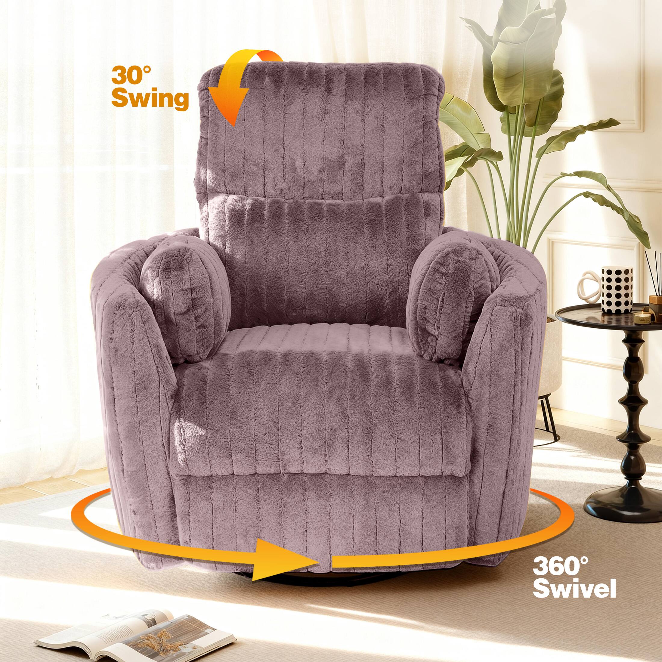 30° Swing  
360° Swivel
