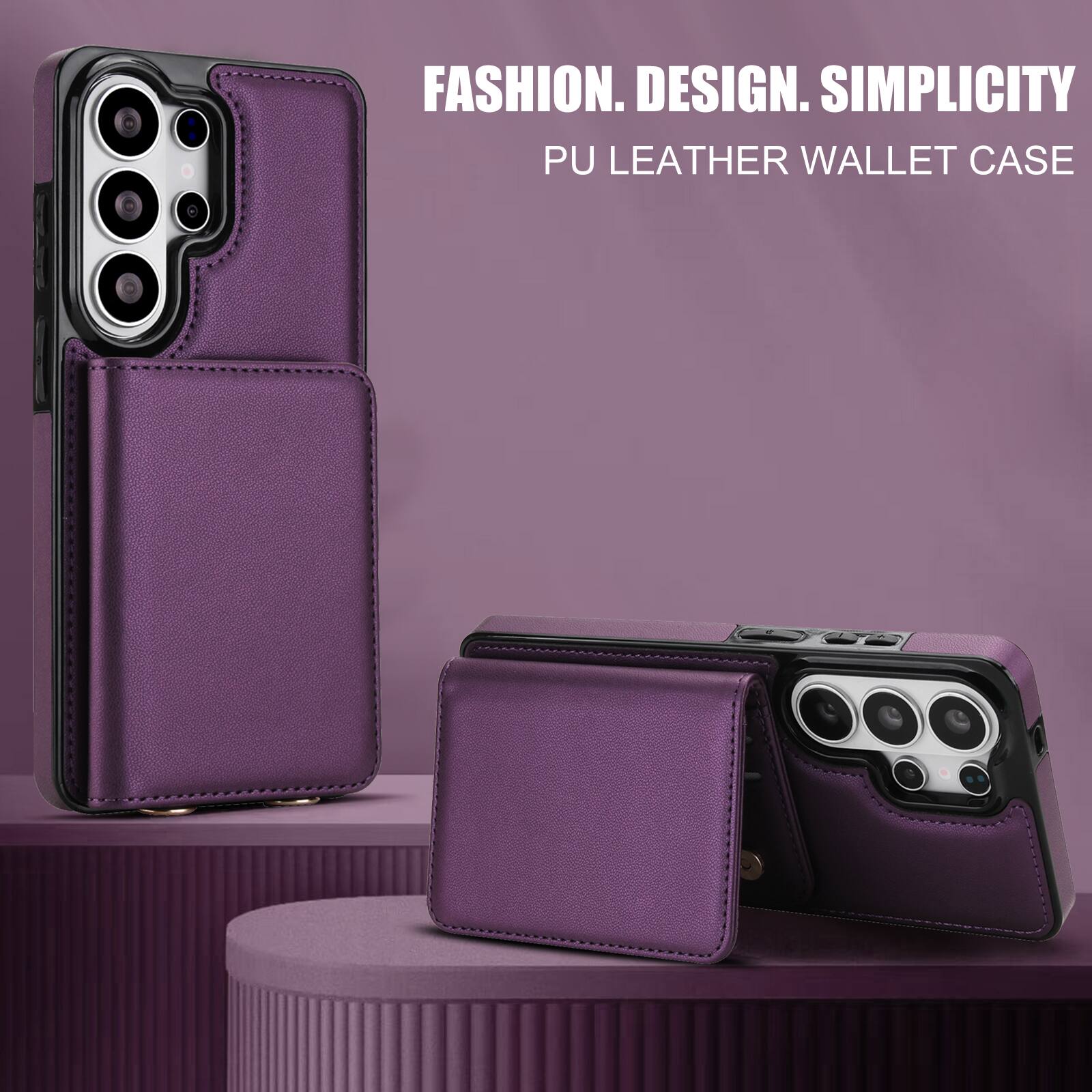 FASHION. DESIGN. SIMPLICITY  
PU LEATHER WALLET CASE