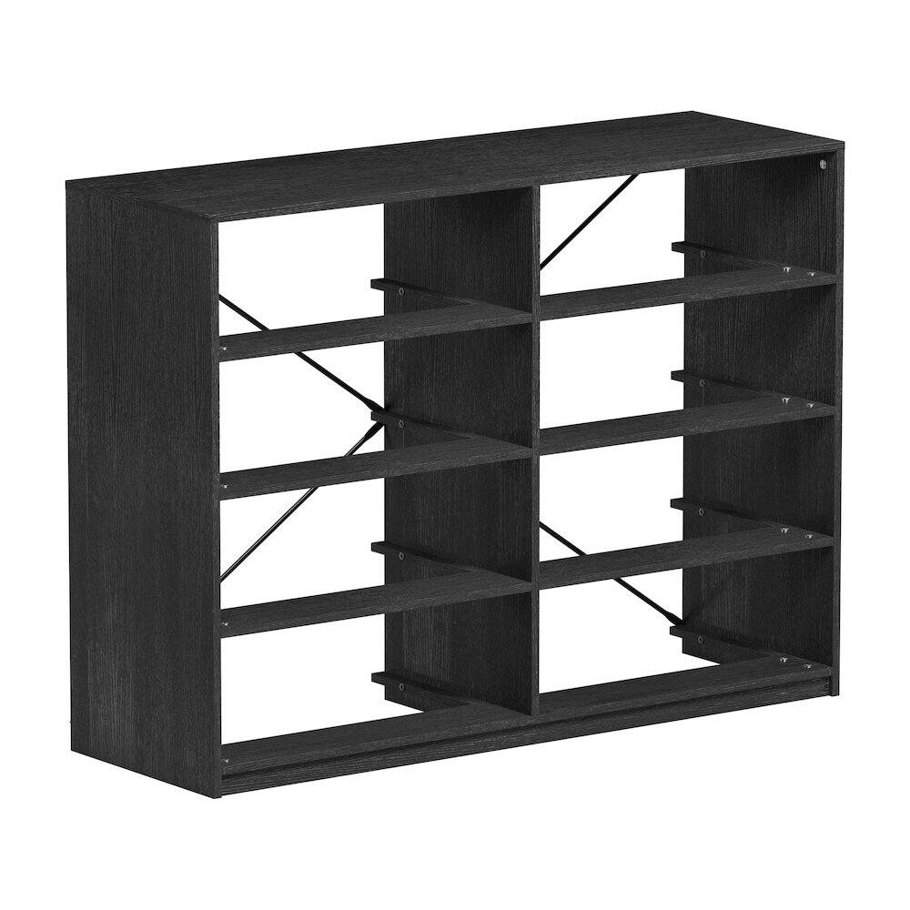 Alt View 7. Techni Home - 8-Drawer Dresser with Large Fabric Drawers, Black - Black.