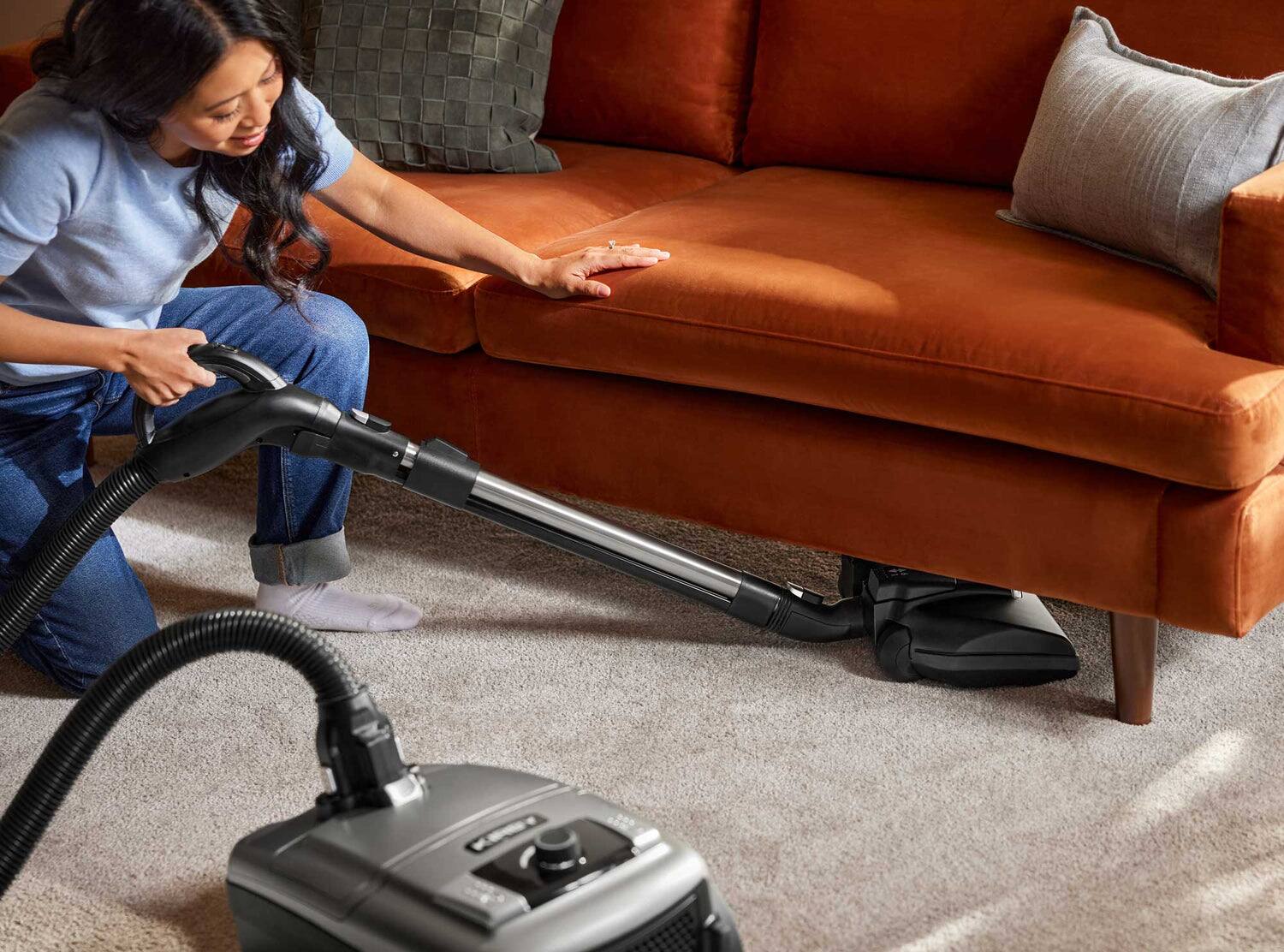 Alt View 1. Kirby - C550 Signature Series Canister Vacuum with Multi-Surface Power Nozzle - Kirby Blue.