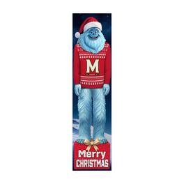 Fan Creations - Maryland Terrapins 48" Yeti Christmas Leaner - Multicolor