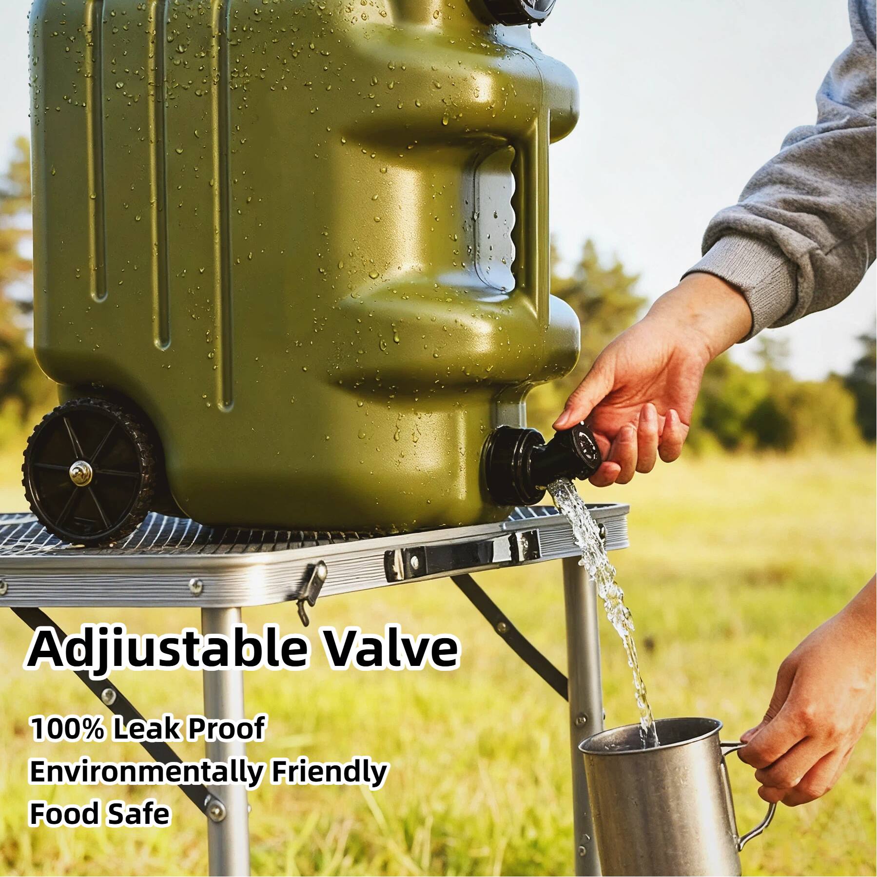 Adjustable Valve  
100% Leak Proof  
Environmentally Friendly  
Food Safe