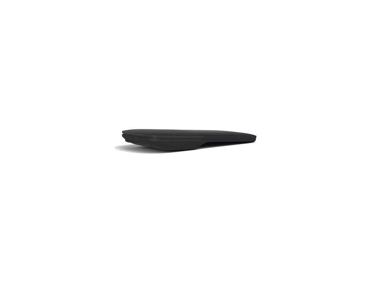 Alt View 3. Microsoft - Microsoft FHD-00001 Arc Touch 2-Button Optical Mouse - Black - Bluetrack Sensor - Black.