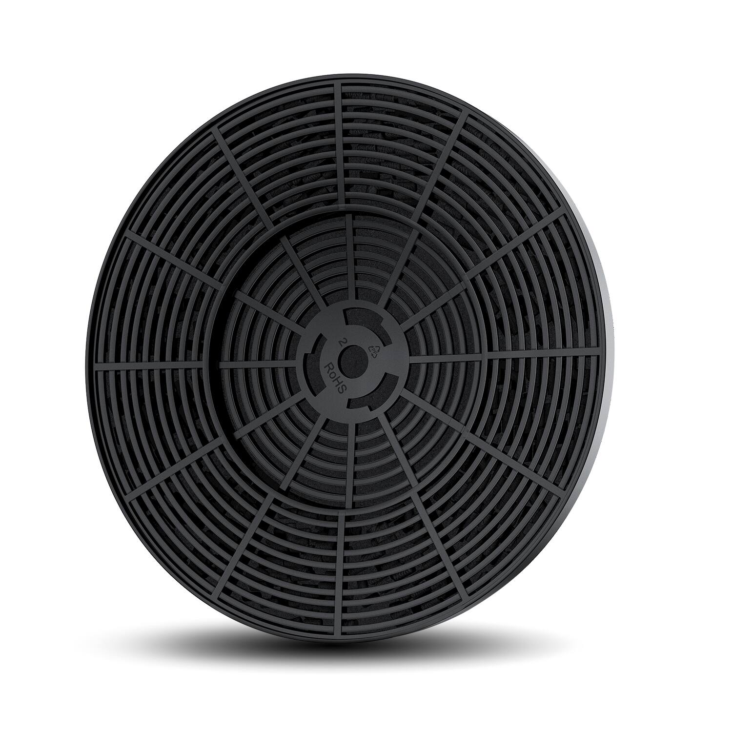 Front. Empava - Range Hood Replacement Non-Ducted Charcoal Carbon Filter for Empava Ductless Range Hood 30RH15F, 30RH16F (Set of 1) - Black.