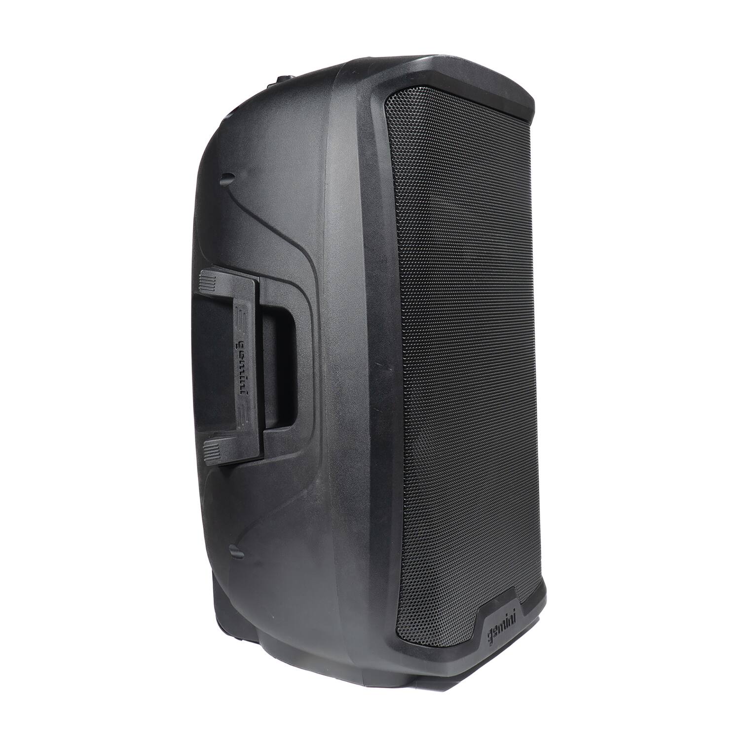 Alt View 5. Gemini - Gemini AS-2115BT AS Series Bluetooth Portable PA Speaker with 3 Input Channels, Media Player, and FM Radio, Black - Black.